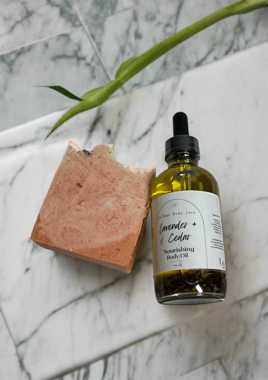 Herbal Soap Bar + Oil Duo
