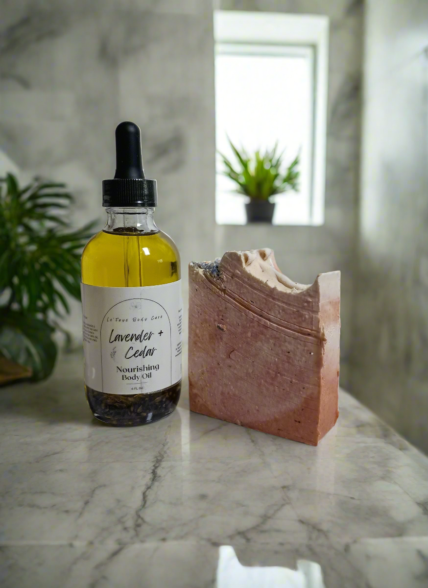 Herbal Soap Bar + Oil Duo