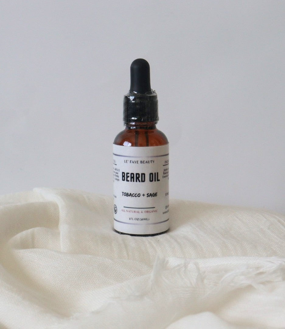 Tobacco + Sage Beard Oil