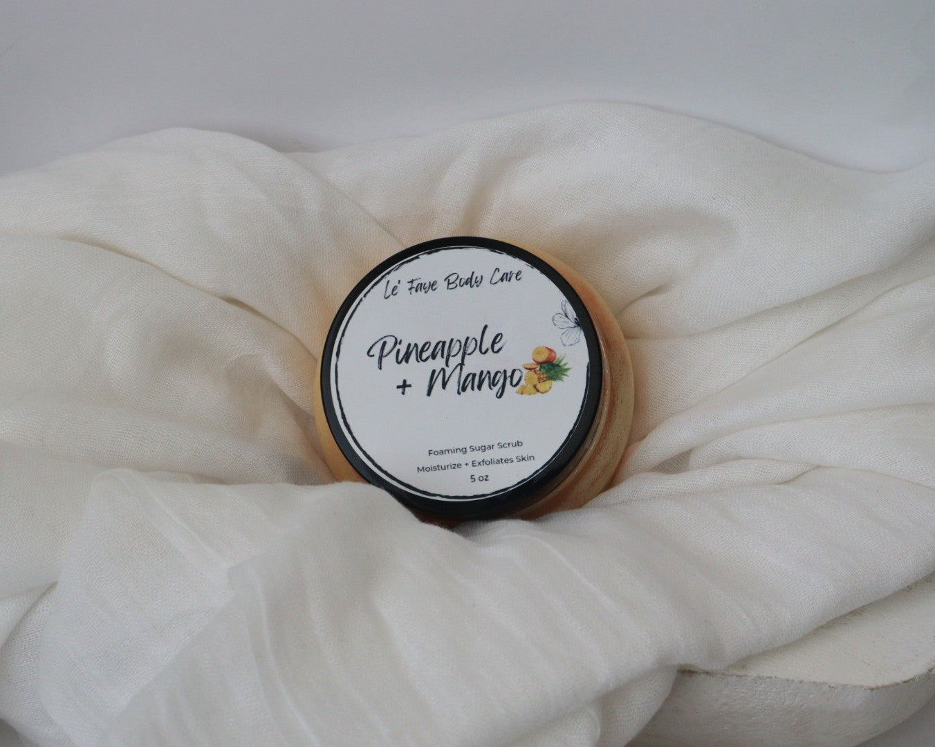 Pineapple + Mango Foaming Body Sugar Scrub