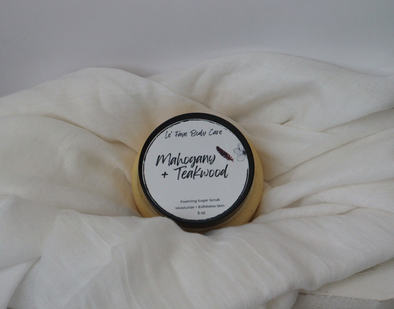 Mahogany + Teakwood Foaming Body Sugar Scrub