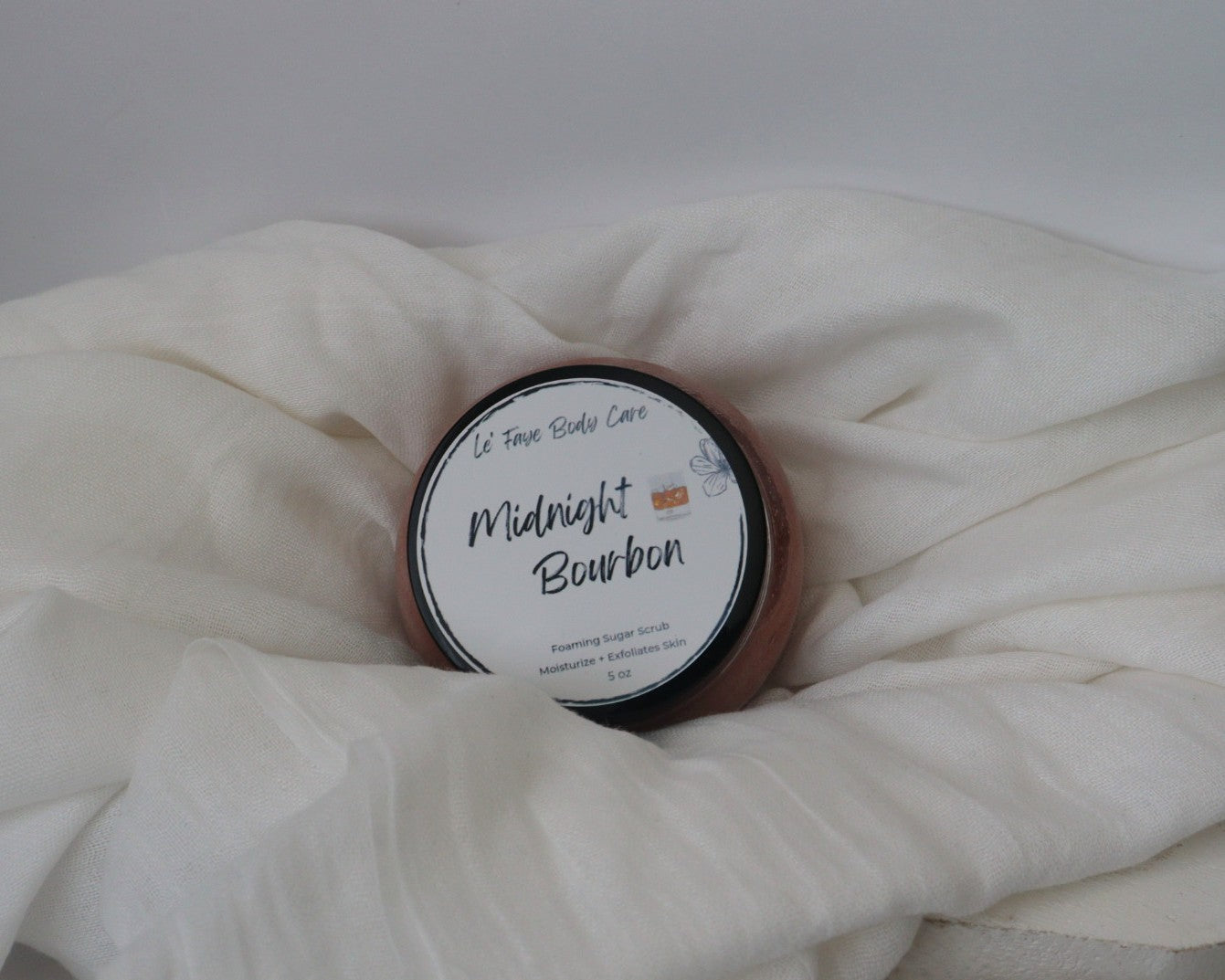 Midnight Bourbon Foaming Body Sugar Scrub