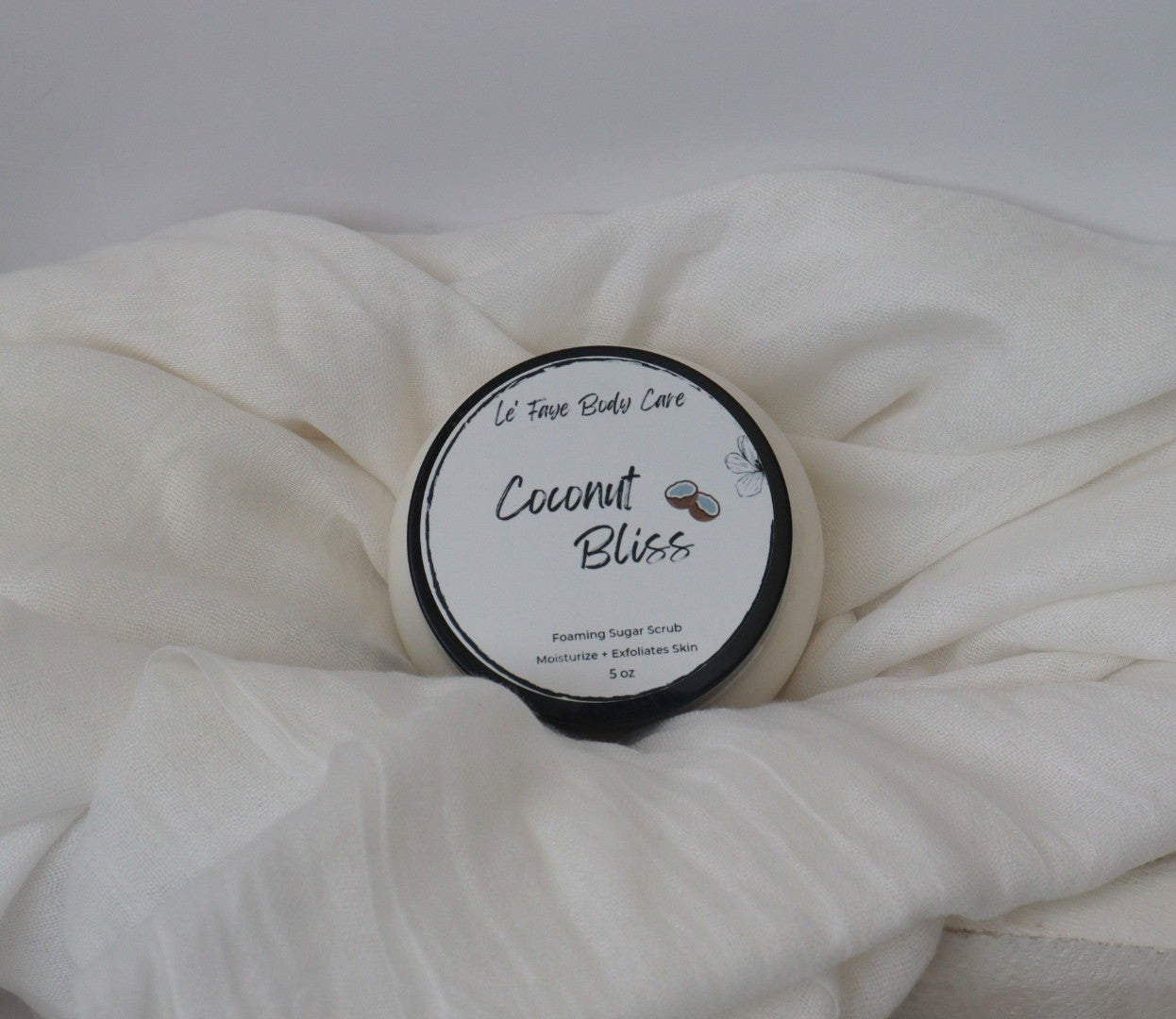 Coconut Bliss Foaming Body Sugar Scrub