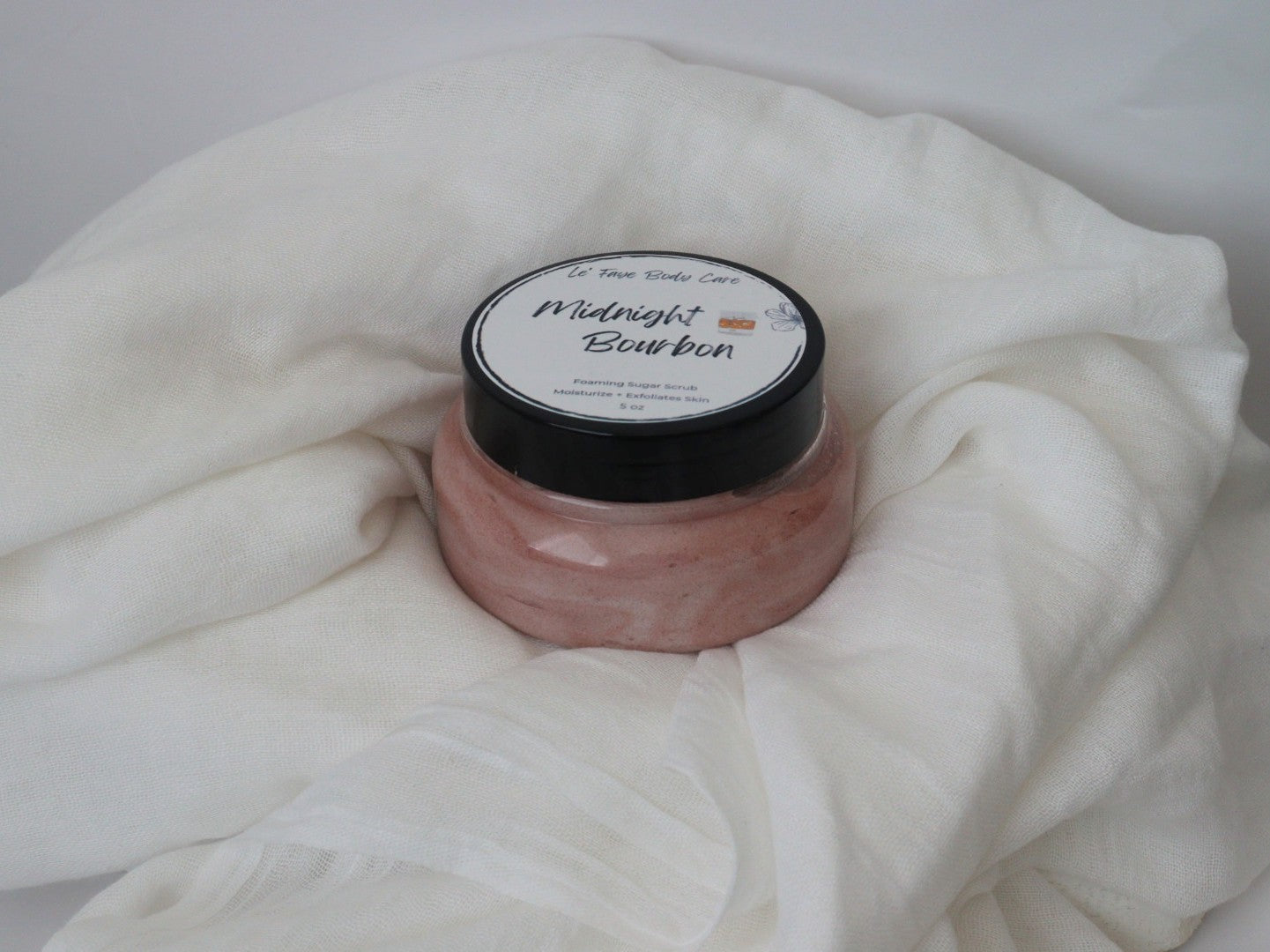 Midnight Bourbon Foaming Body Sugar Scrub