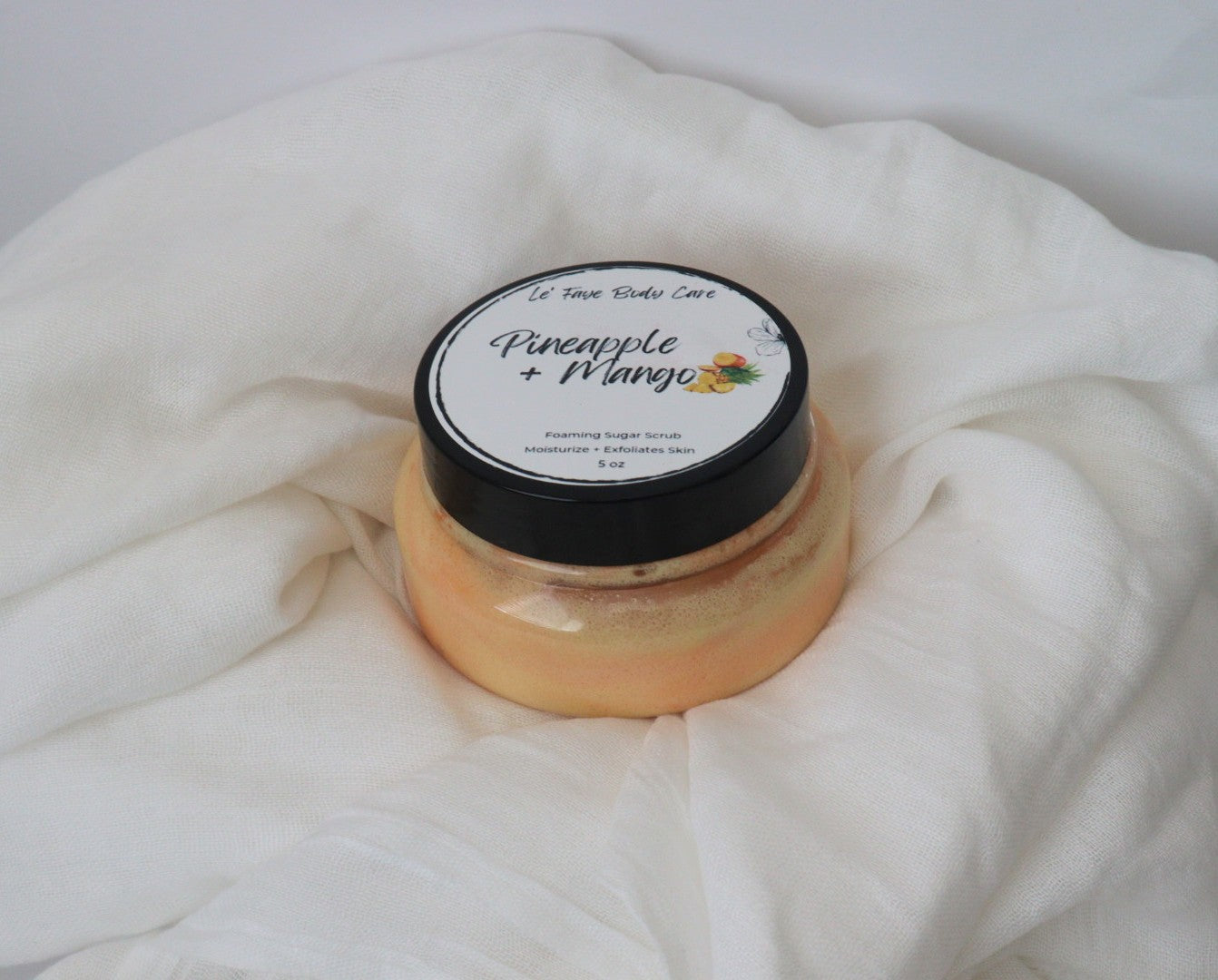 Pineapple + Mango Foaming Body Sugar Scrub