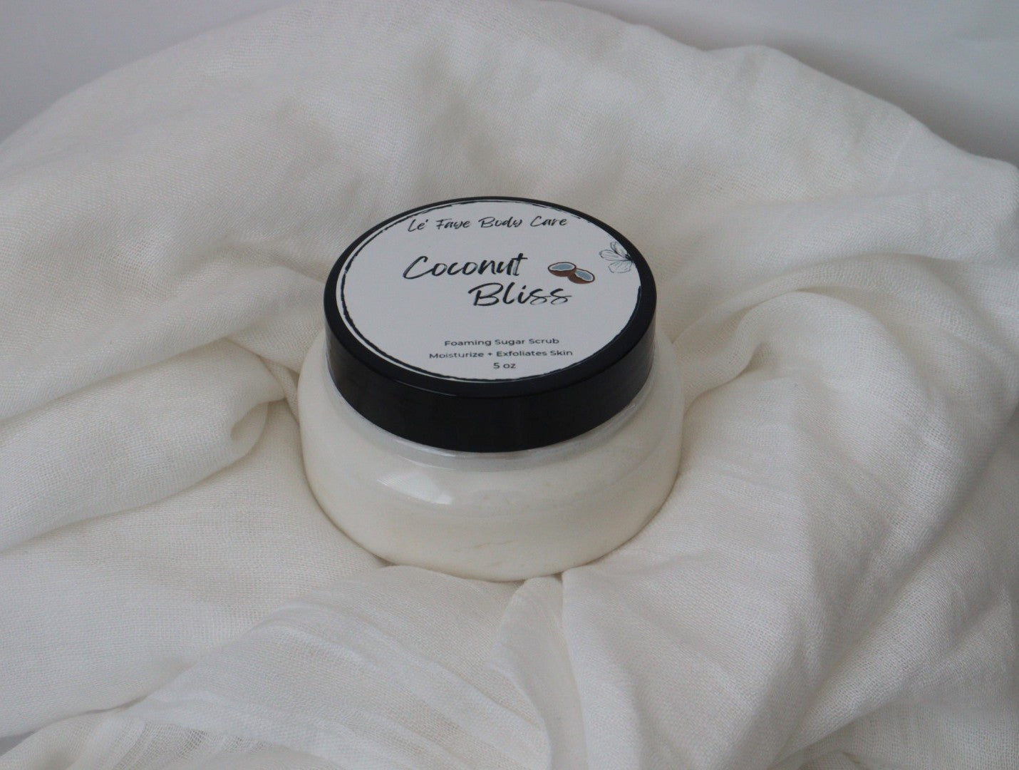 Coconut Bliss Foaming Body Sugar Scrub