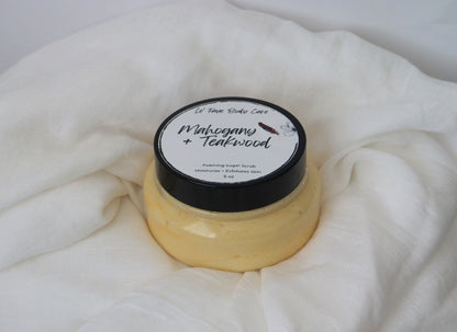 Mahogany + Teakwood Foaming Body Sugar Scrub