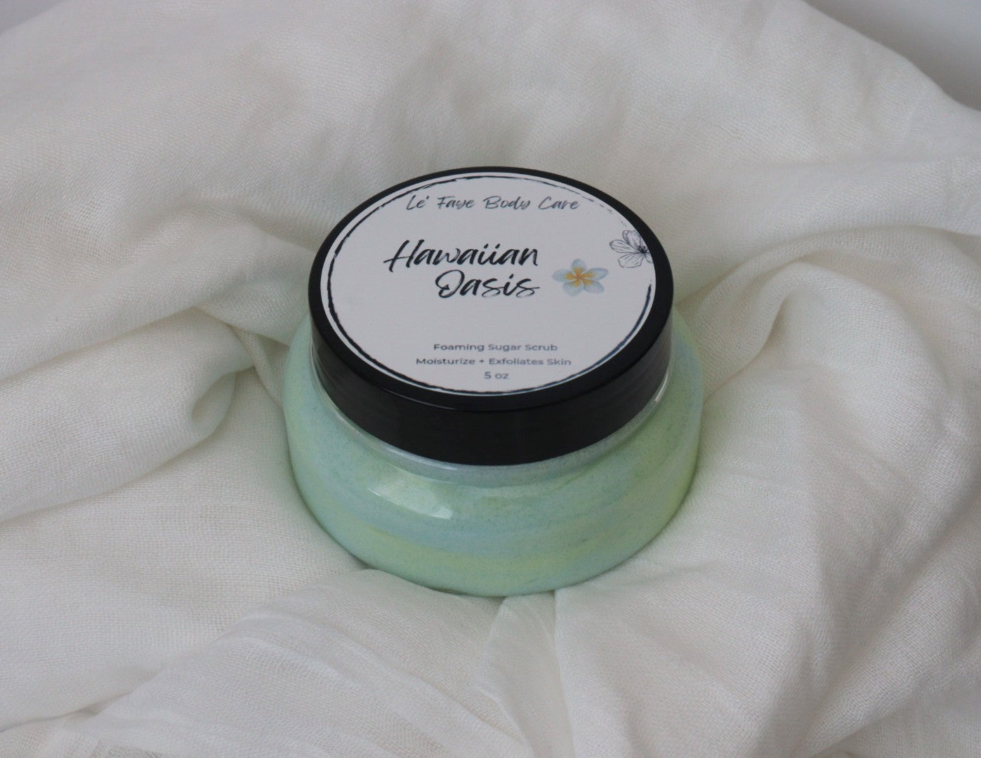 Hawaiian Oasis Foaming Body Sugar Scrub