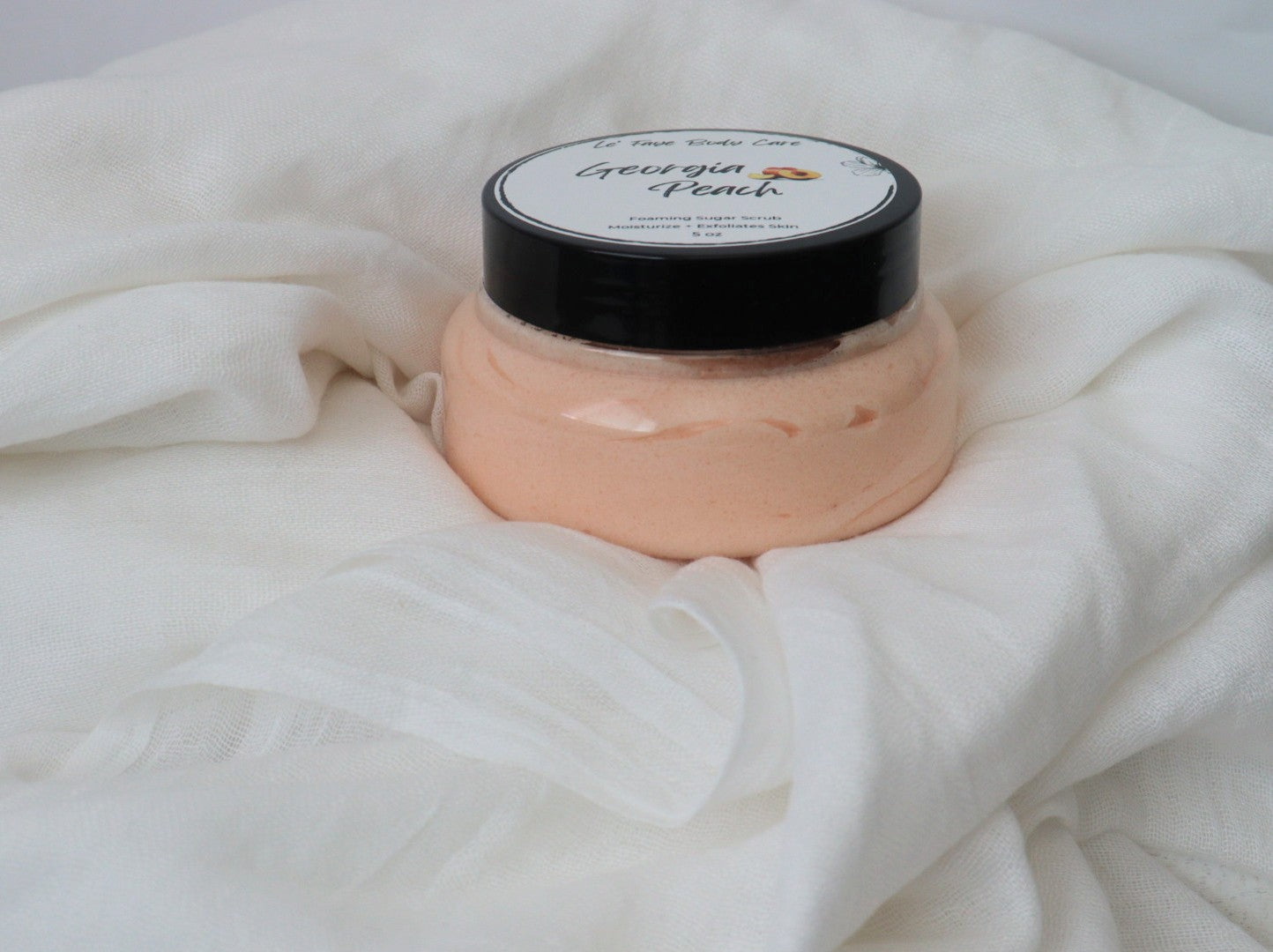 Georgia Peach Foaming Body Sugar Scrub