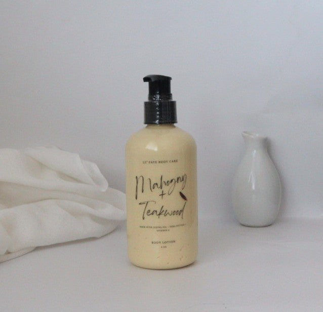 Mahogany + Teakwood Hand & Body Lotion