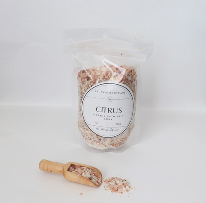 Citrus Herbal Bath Salt Soak