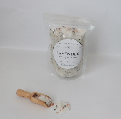 Lavender Herbal Bath Salt Soak